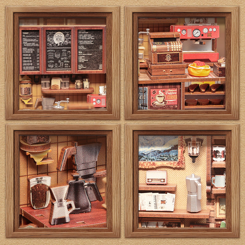 Cafeteria da Esquina Casa Miniatura DIY
