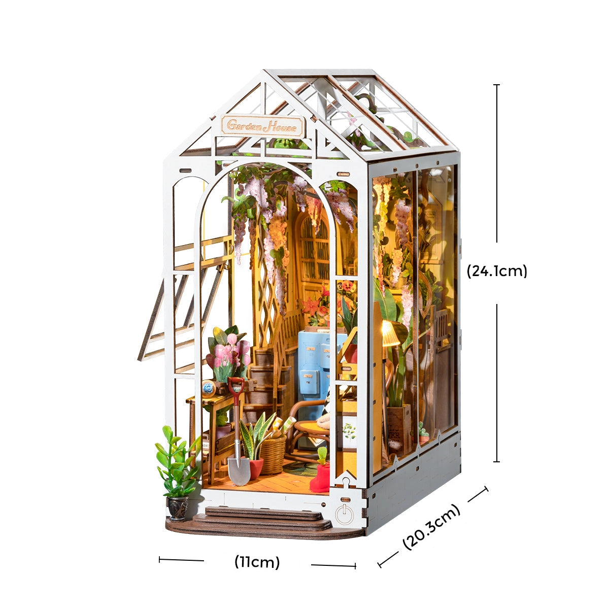 Casa de Jardim Book Nook DIY