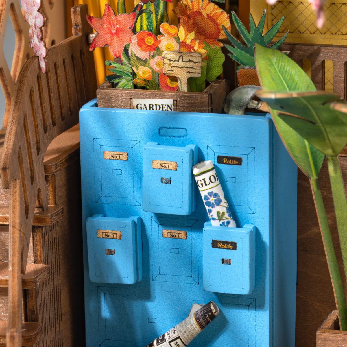 Casa de Jardim Book Nook DIY