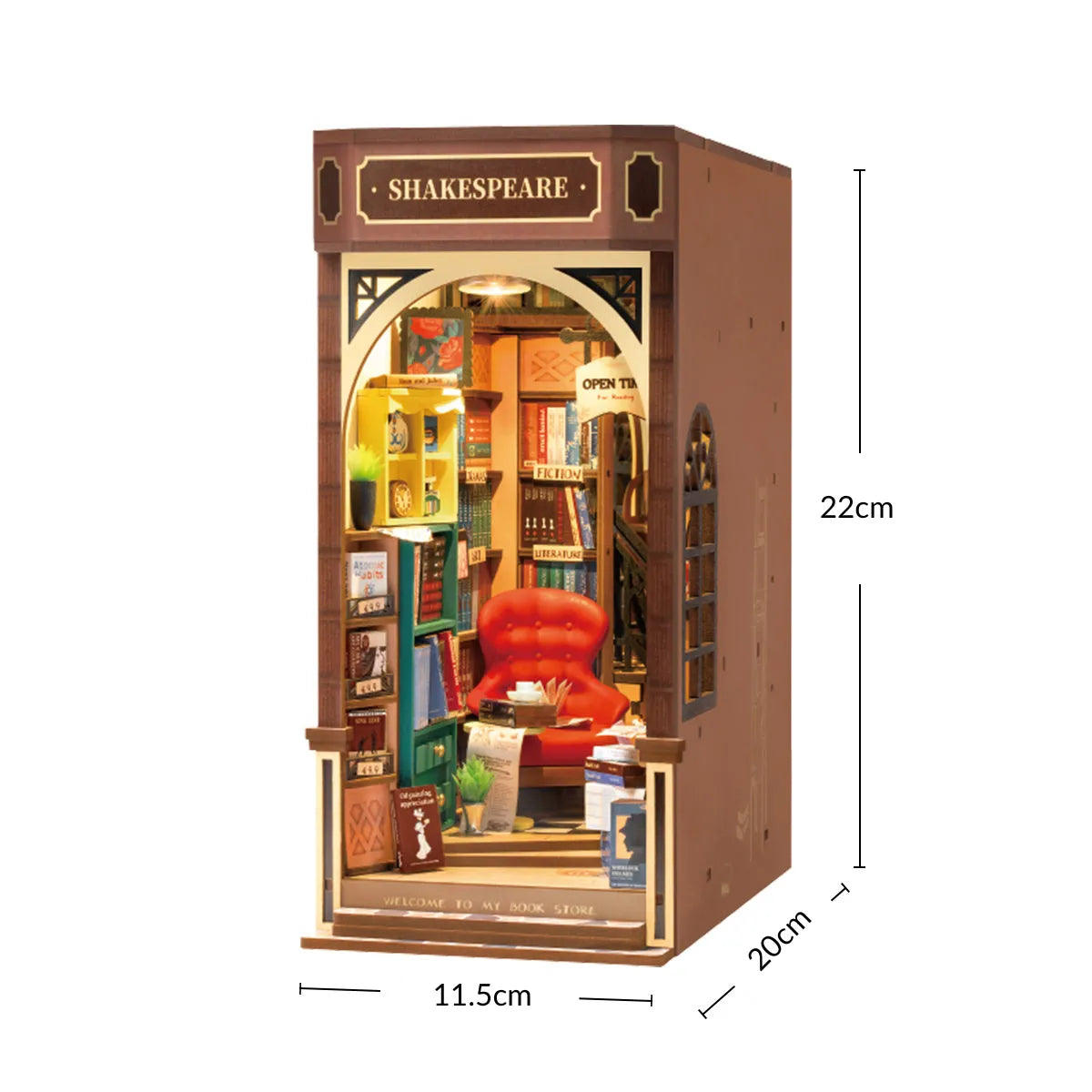 Livraria Shakespeare Book Nook DIY