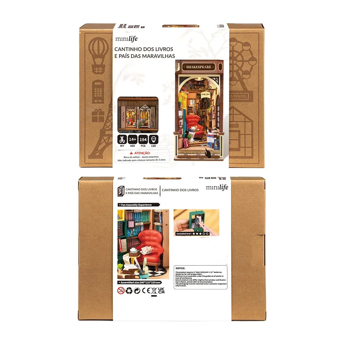 Livraria Shakespeare Book Nook DIY