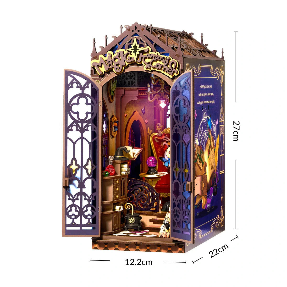 Mundo Mágico da Fantasia Book Nook DIY