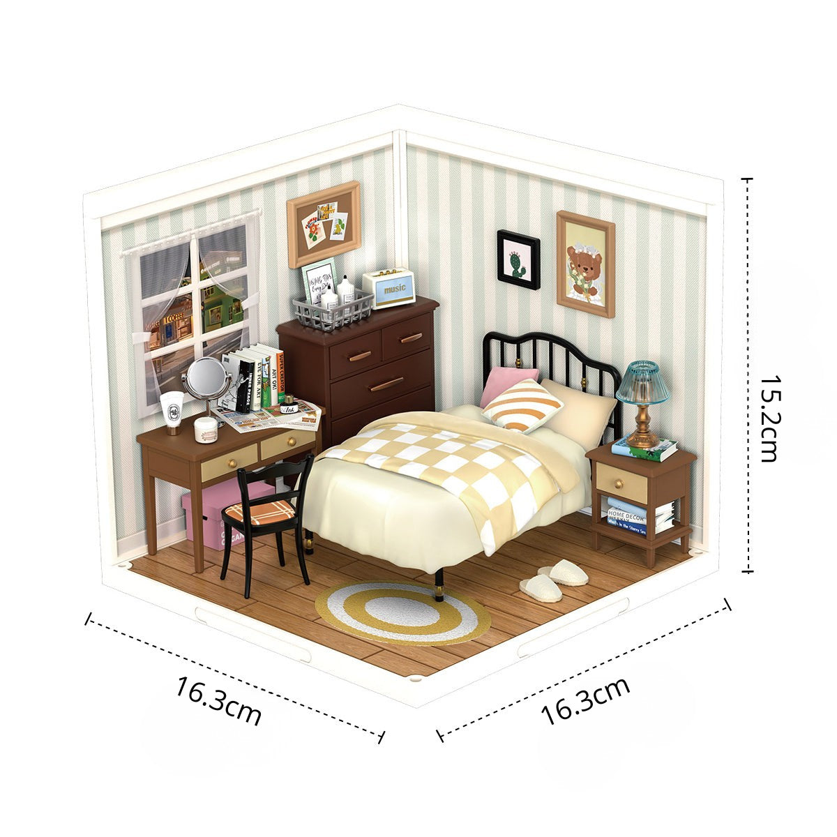 Quarto dos Bons Sonhos Casa Miniatura DIY