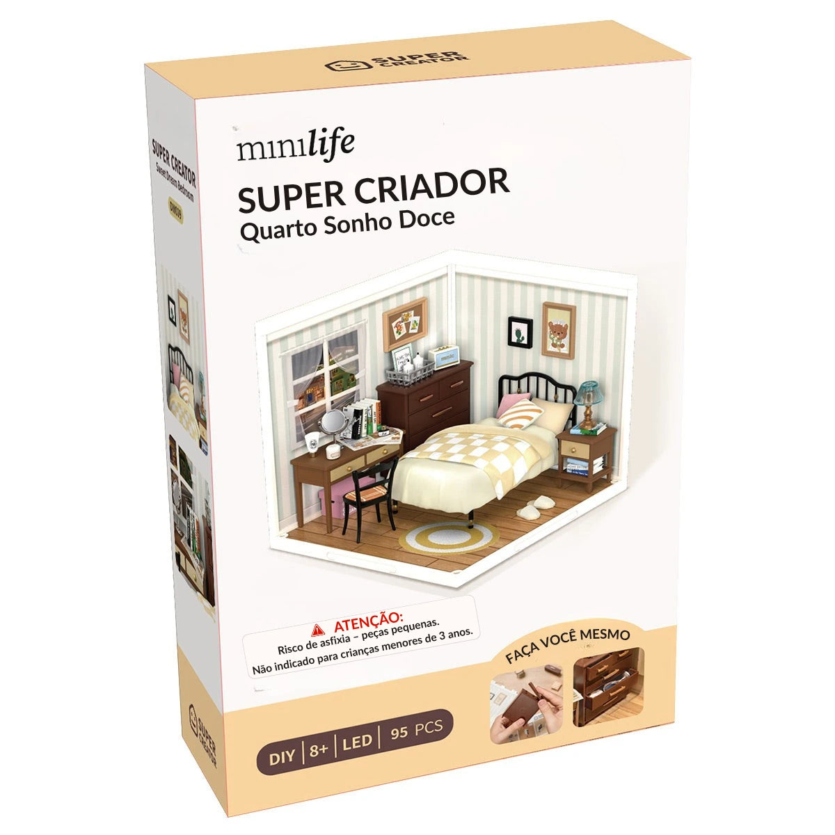 Quarto dos Bons Sonhos Casa Miniatura DIY