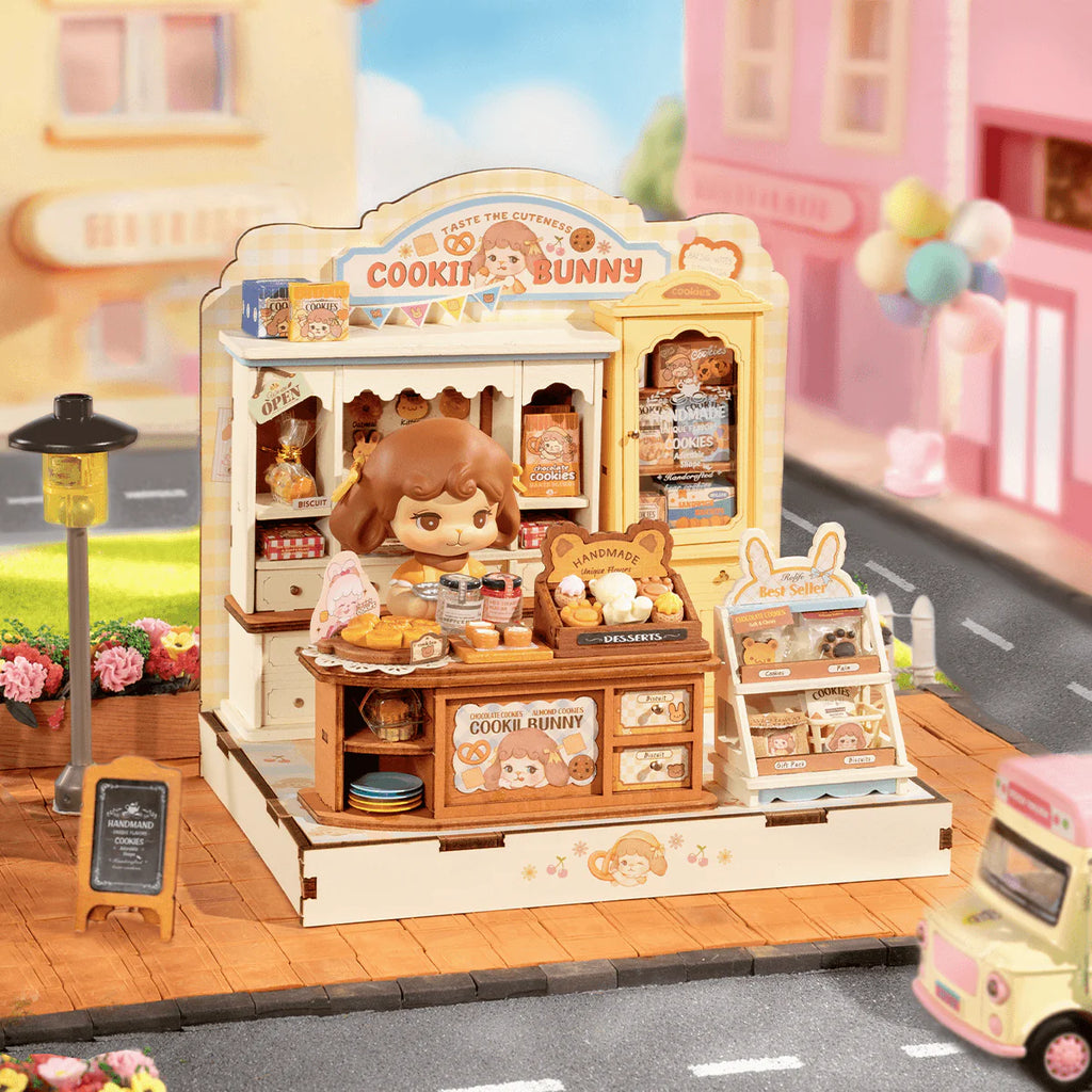 Loja de Cookies Cookii Bunny | Casa Miniatura DIY