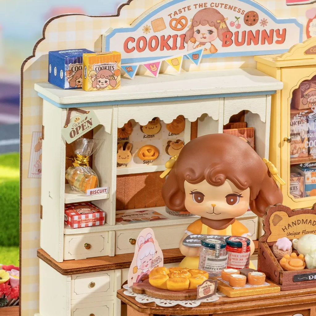 Loja de Cookies Cookii Bunny | Casa Miniatura DIY