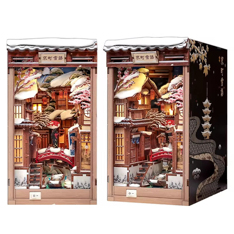 Neve em Kyoto | Book Nook DIY