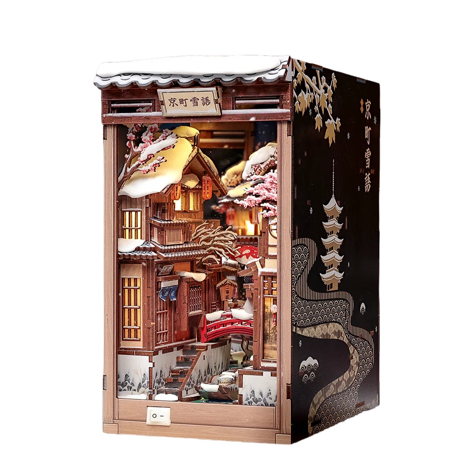 Neve em Kyoto | Book Nook DIY