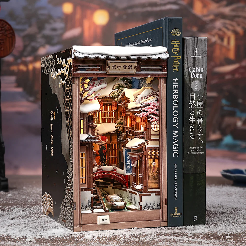 Neve em Kyoto | Book Nook DIY