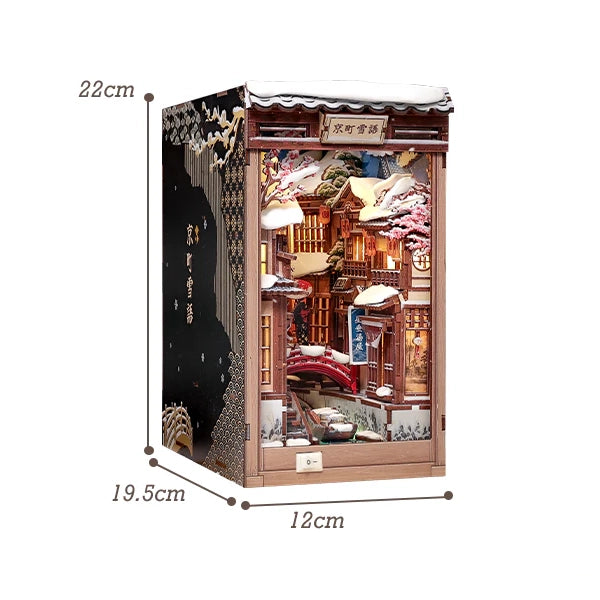 Neve em Kyoto | Book Nook DIY