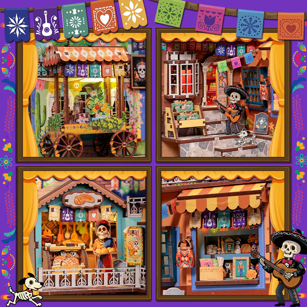 Plaza de los Muertos | Book Nook DIY