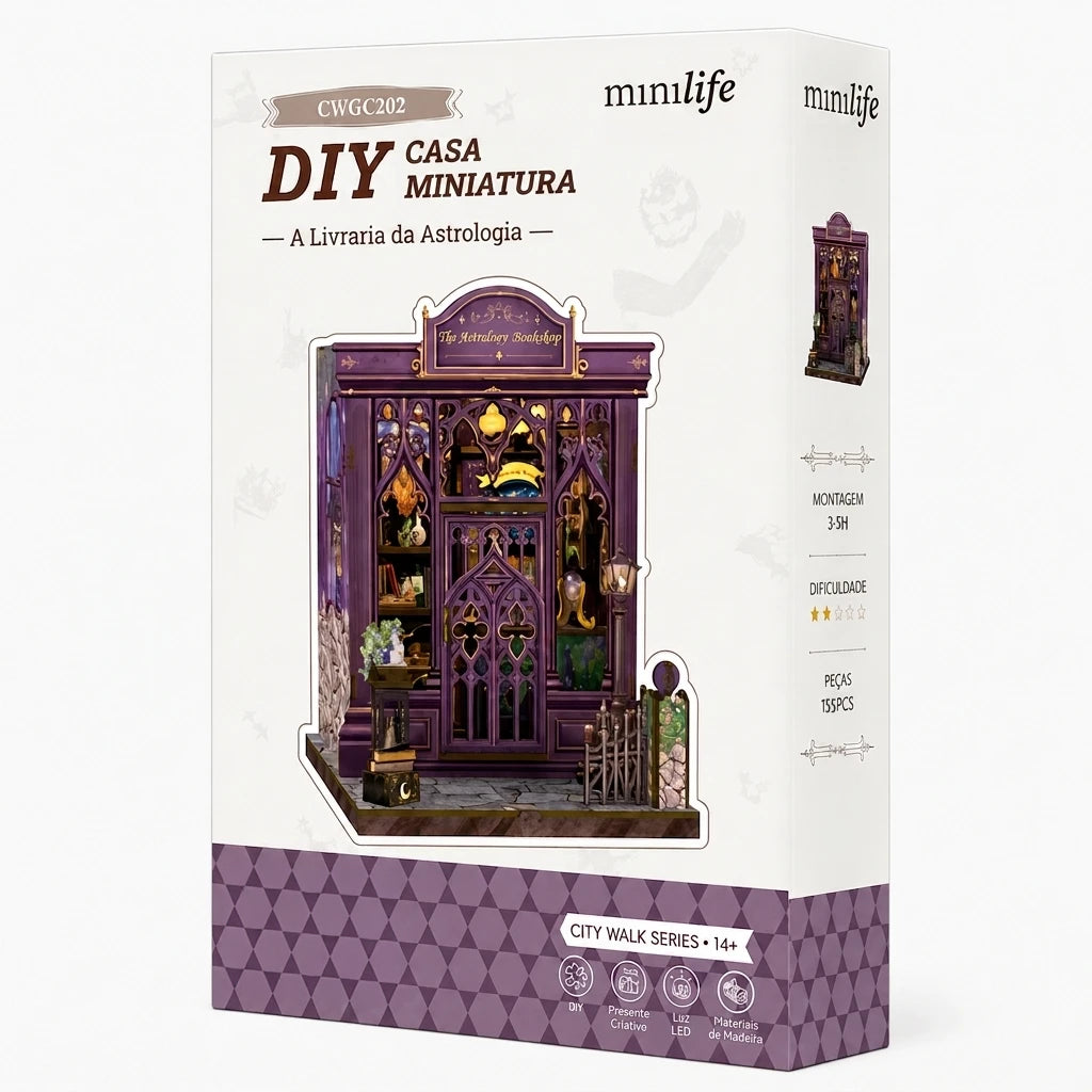 A Livraria da Astrologia | Casa Miniatura DIY