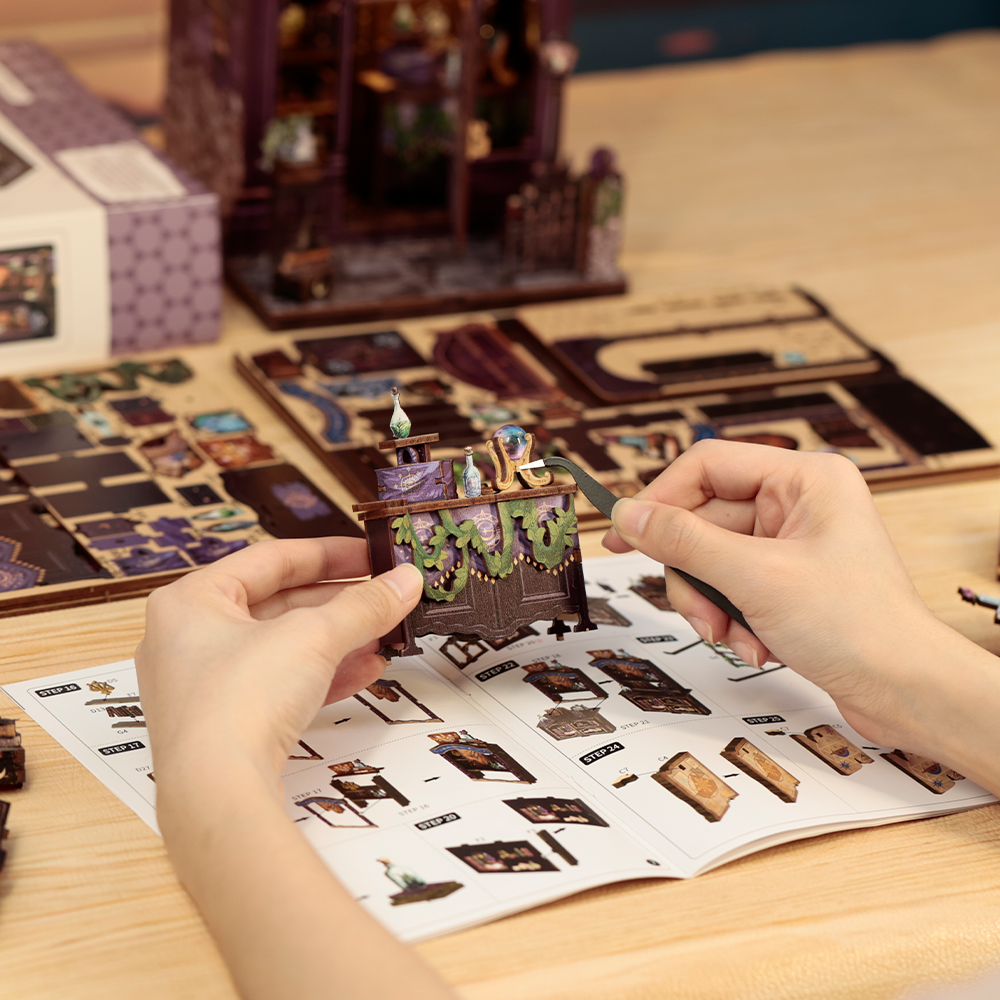 A Livraria da Astrologia Casa Miniatura DIY