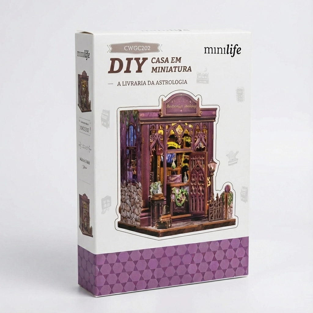 A Livraria da Astrologia Casa Miniatura DIY