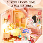 Adorável Quarto Rosa | Casa Miniatura DIY