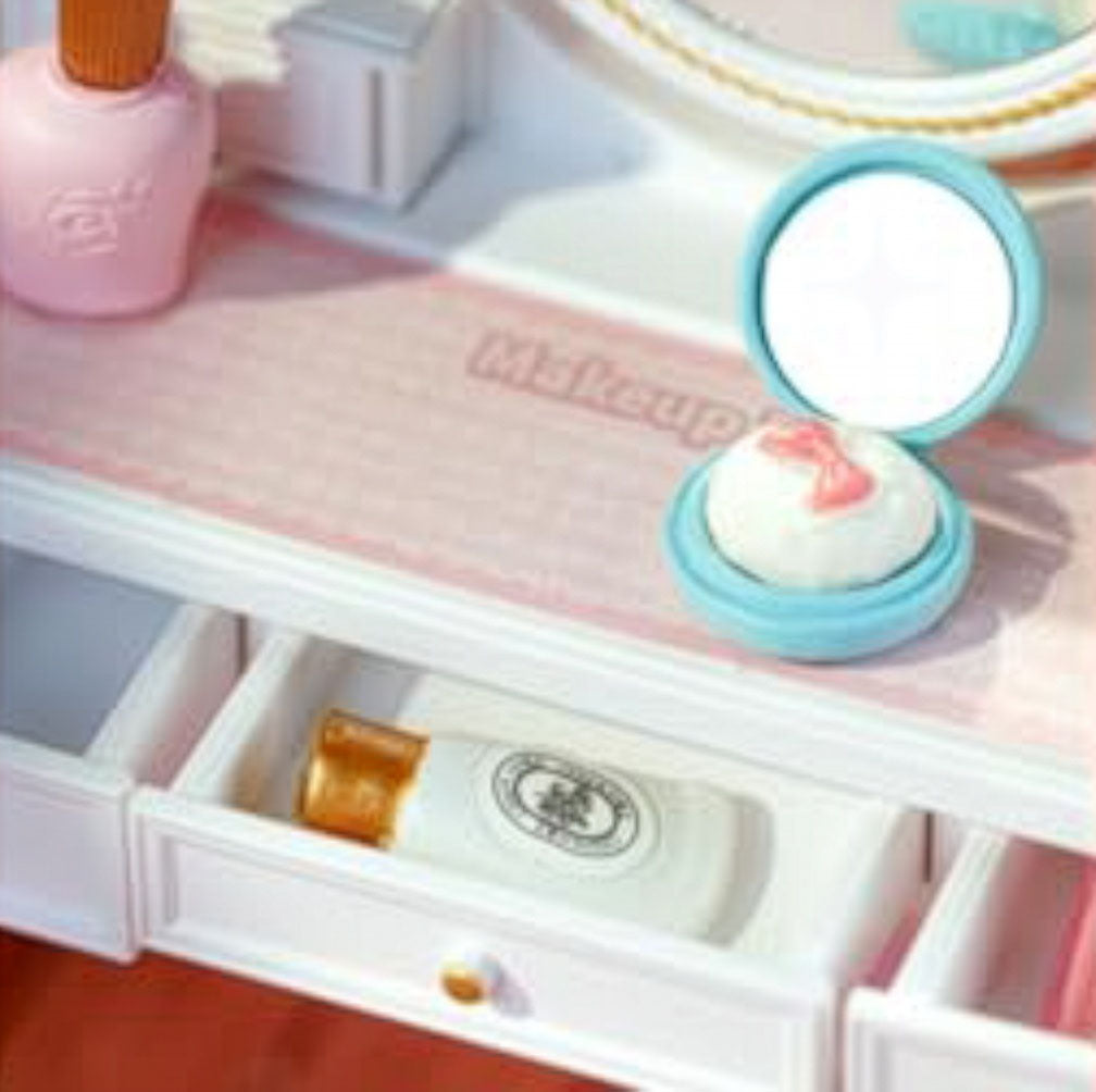 adoravel quarto rosa miniatura diy - carrossel 2 imagem 4