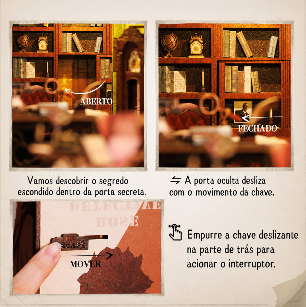 Agência de Detetives | Book Nook DIY