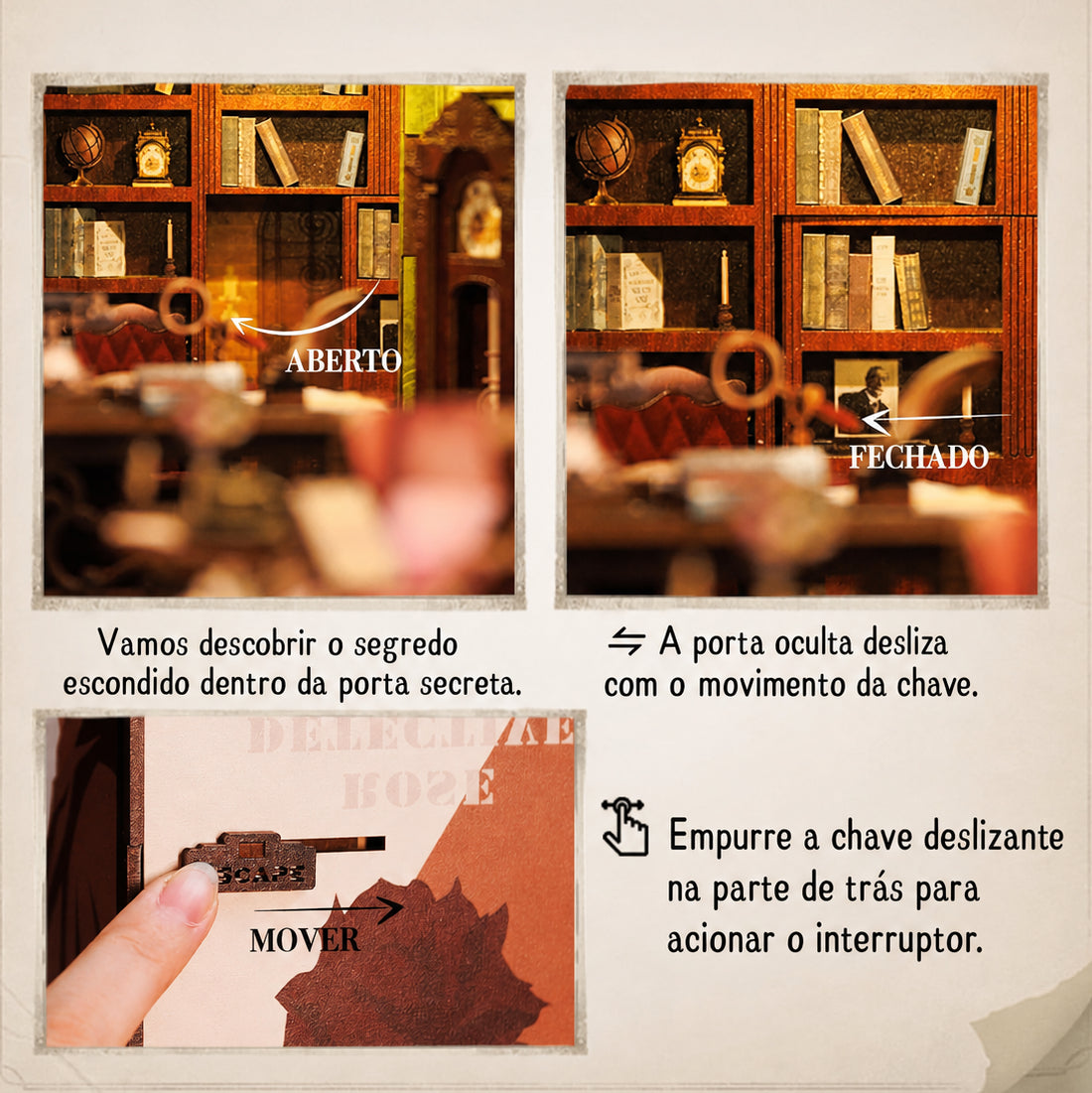 Agência de Detetives | Book Nook DIY