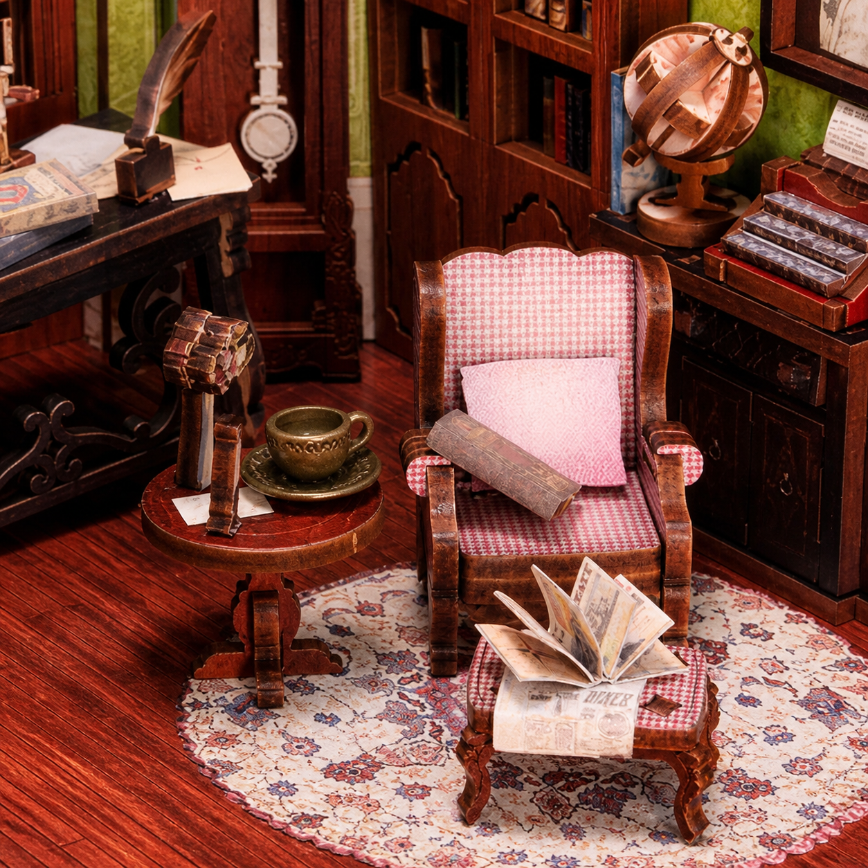 agencia de detetives booknook diy - carrossel imagem 1