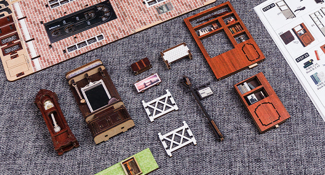 agencia de detetives booknook diy - montagem imagem 2