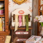Ateliê de Costura Retrô Casa Miniatura DIY