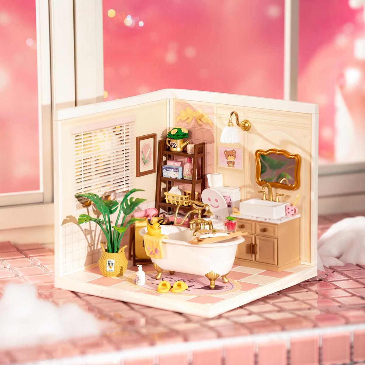 Banheiro Pop Bubble Casa Miniatura DIY