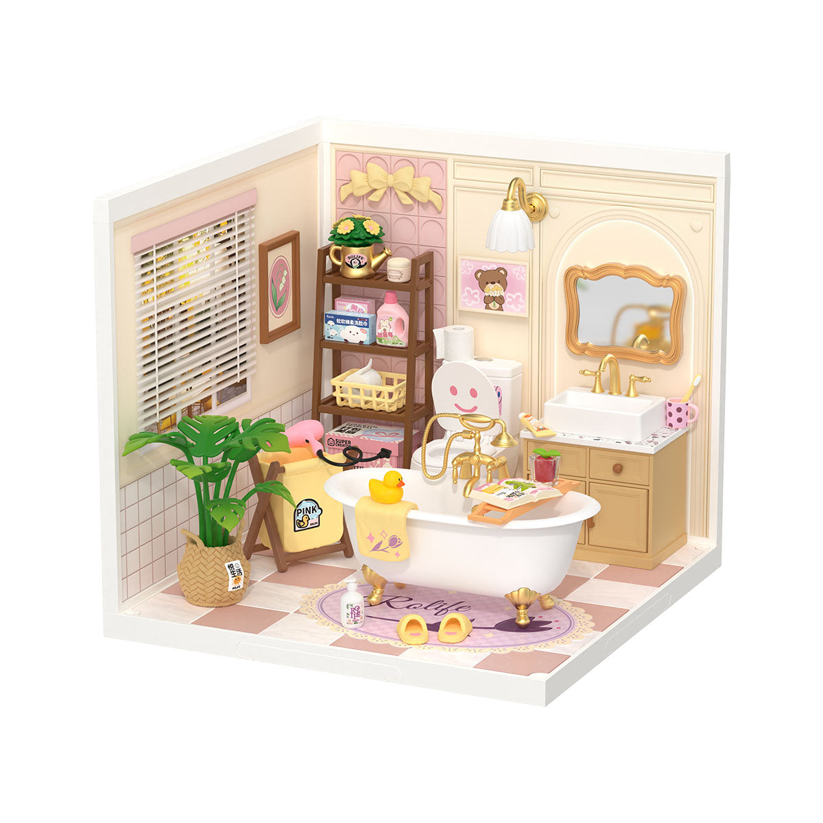 Banheiro Pop Bubble Casa Miniatura DIY