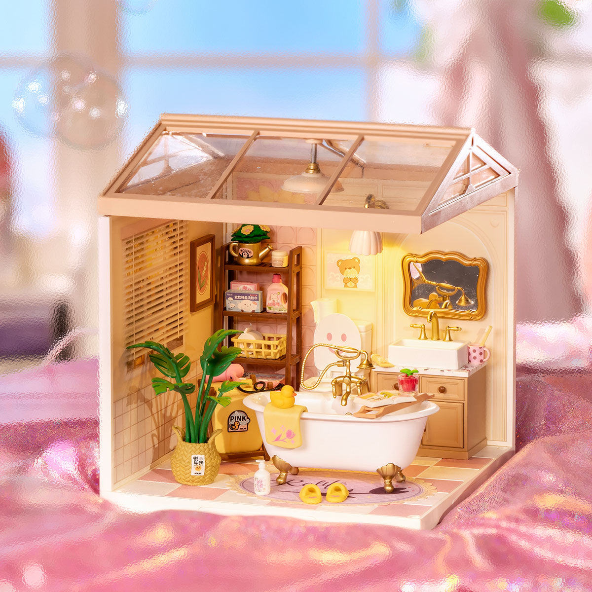 Banheiro Pop Bubble Casa Miniatura DIY