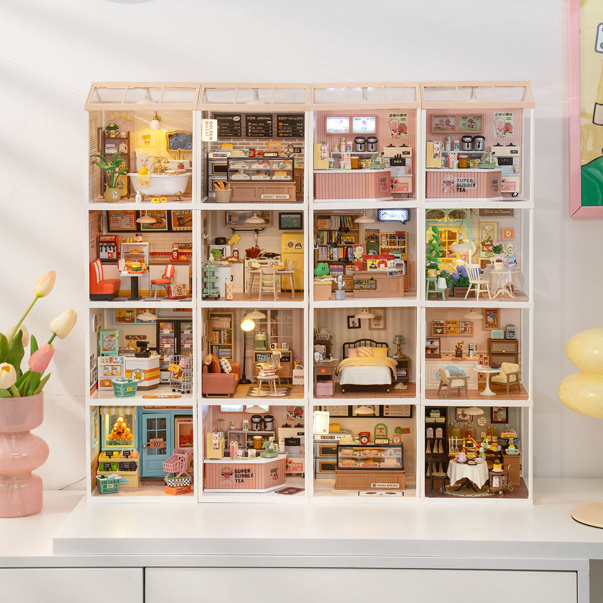 Banheiro Pop Bubble Casa Miniatura DIY