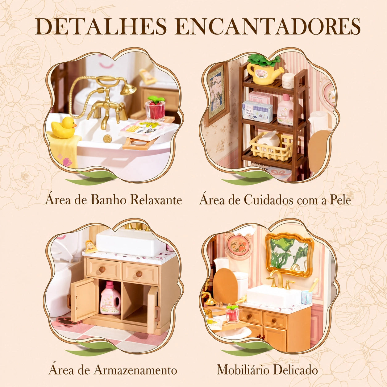 Banheiro Pop Bubble | Casa Miniatura DIY