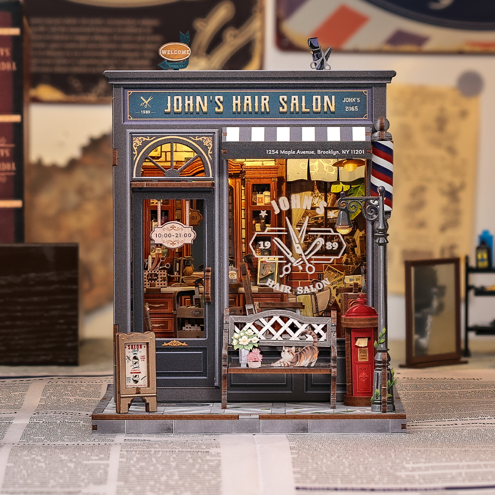 Barbearia do John | Casa Miniatura DIY