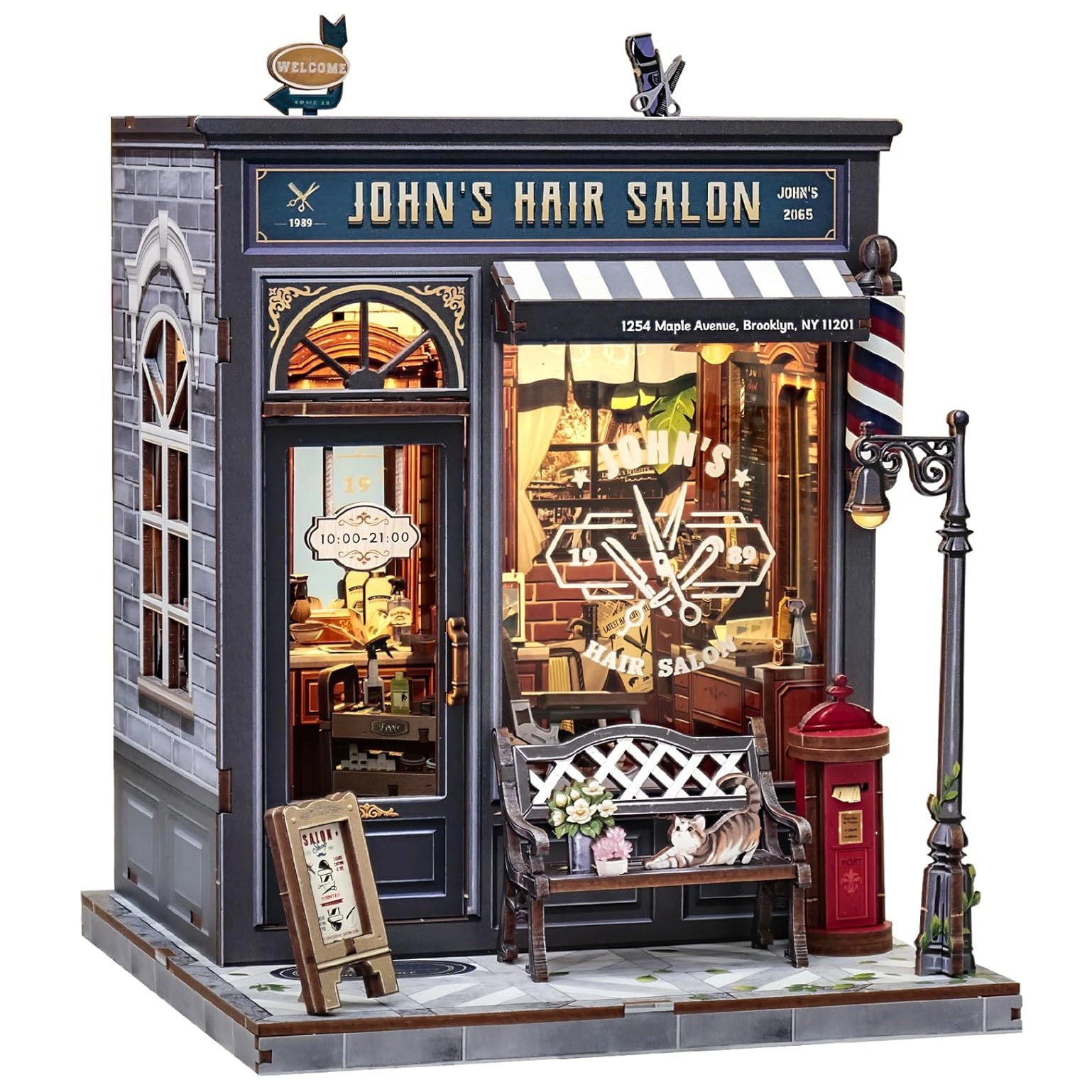 Barbearia do John | Casa Miniatura DIY
