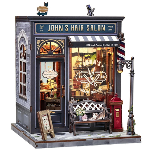 Barbearia do John | Casa Miniatura DIY