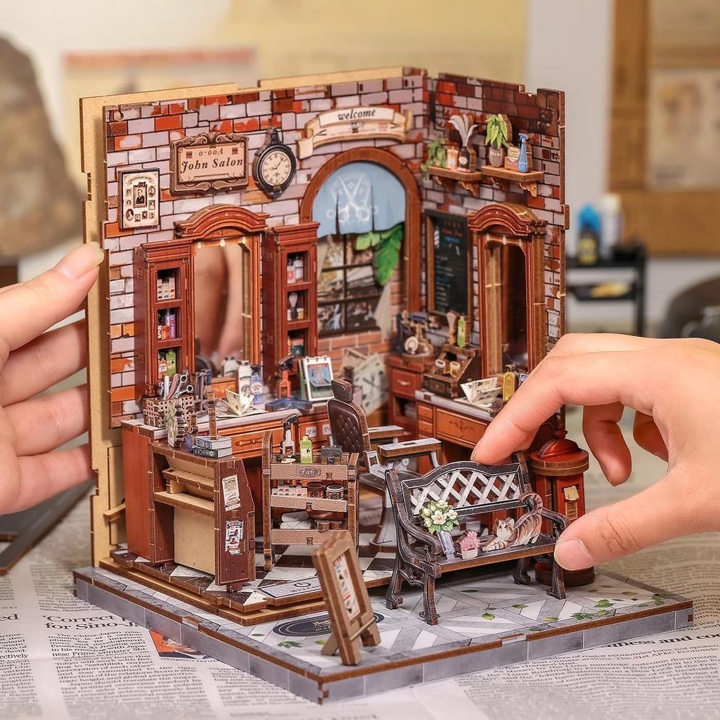 Barbearia do John | Casa Miniatura DIY