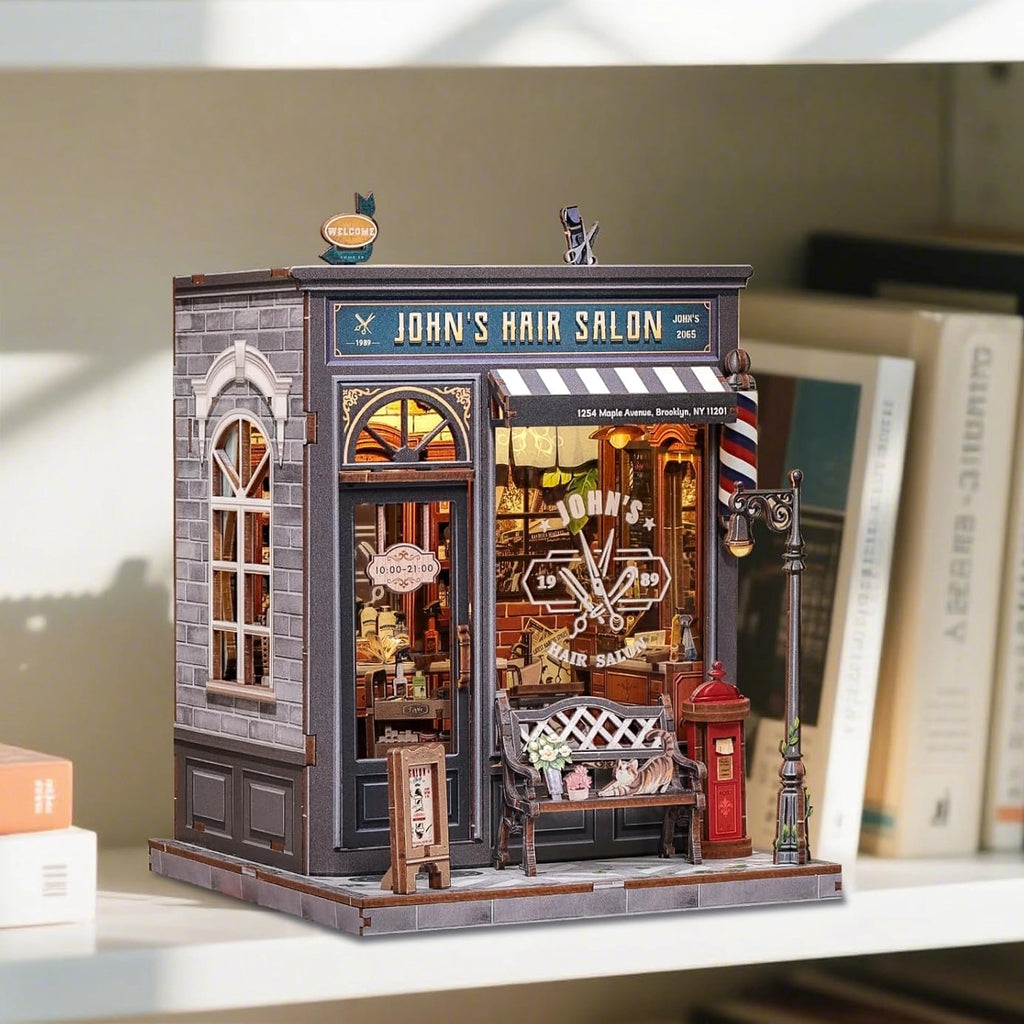 Barbearia do John | Casa Miniatura DIY