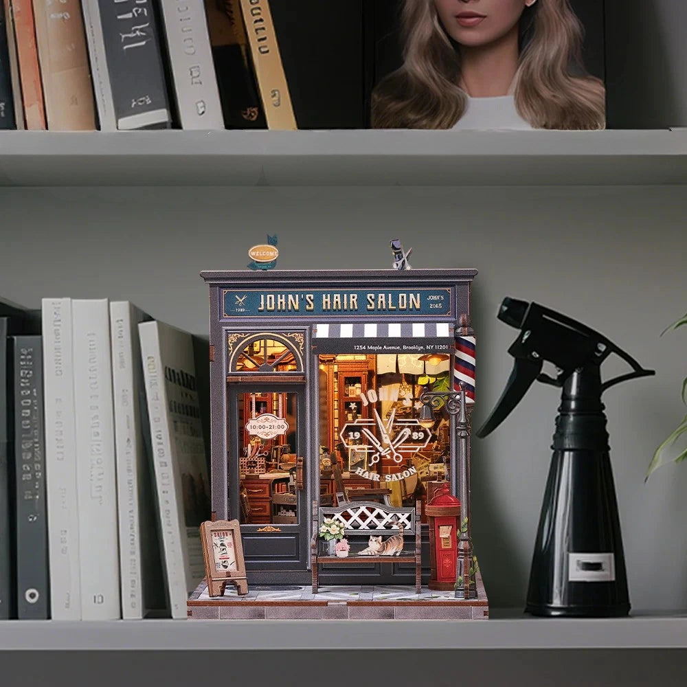 Barbearia do John | Casa Miniatura DIY