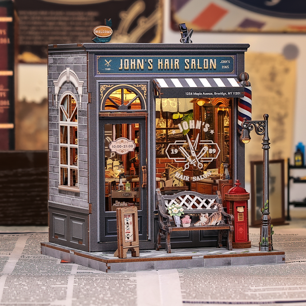 Barbearia do John | Casa Miniatura DIY