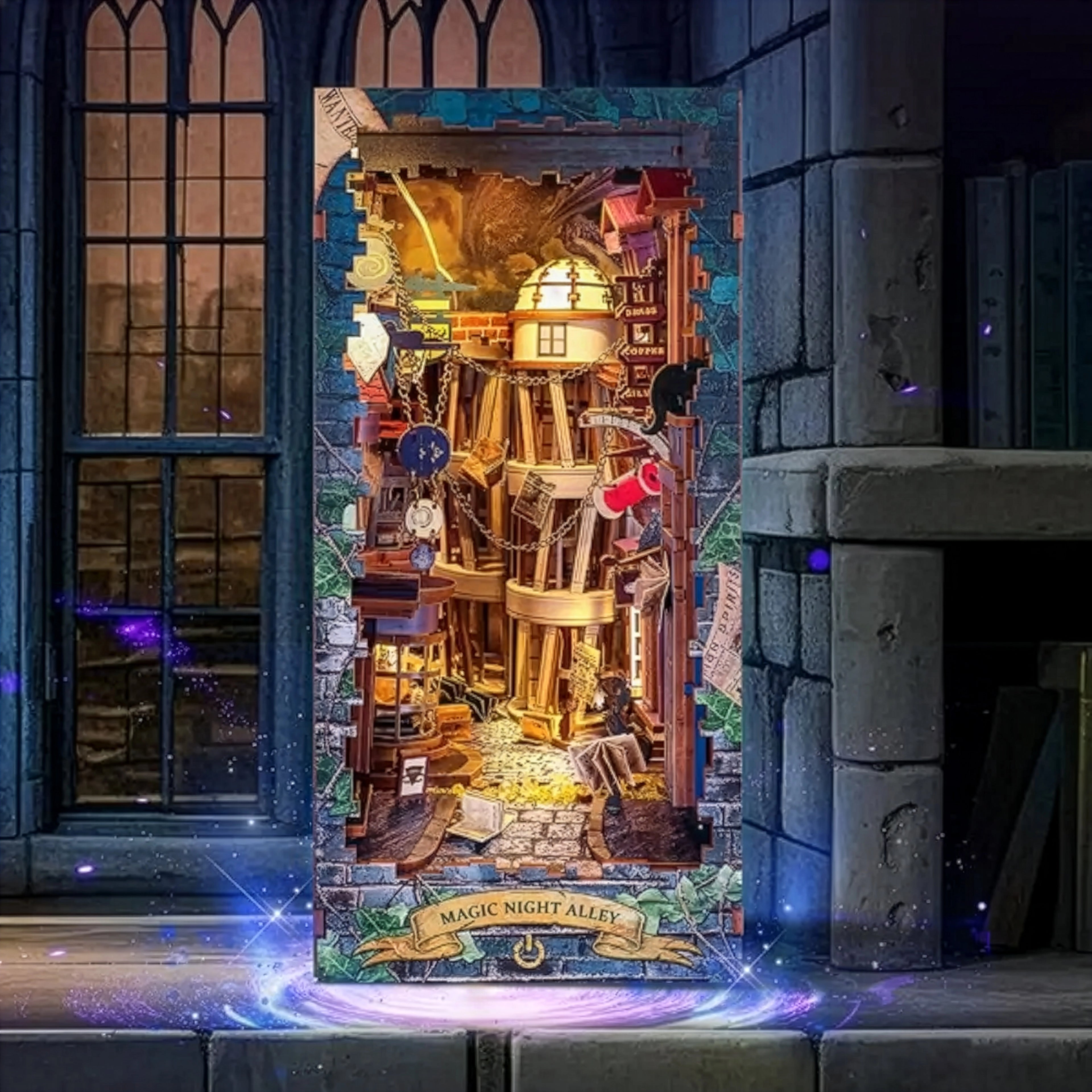 Beco Mágico Book Nook DIY