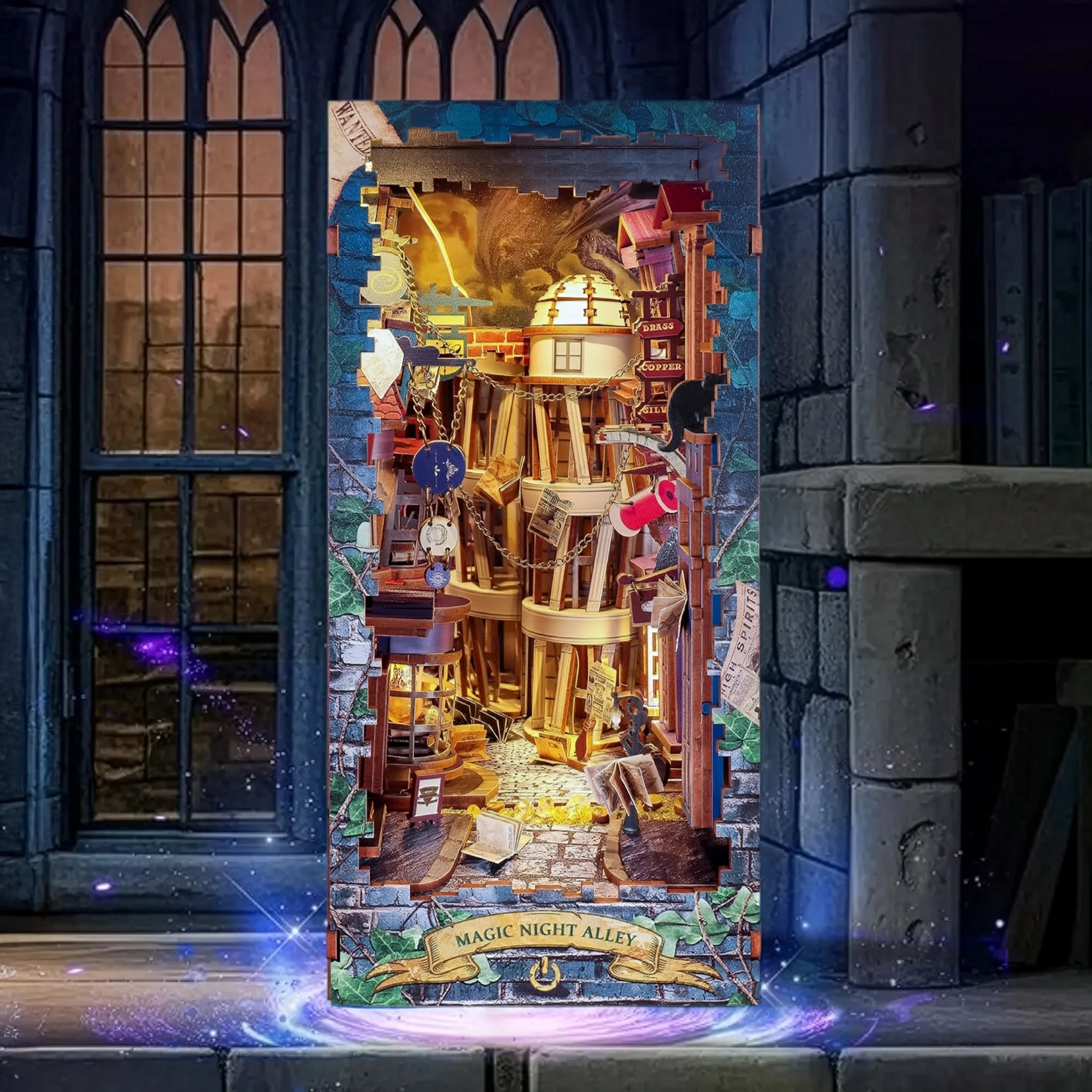 Beco Mágico | Book Nook DIY