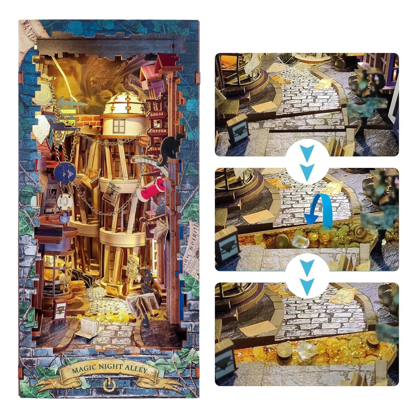 Beco Mágico | Book Nook DIY