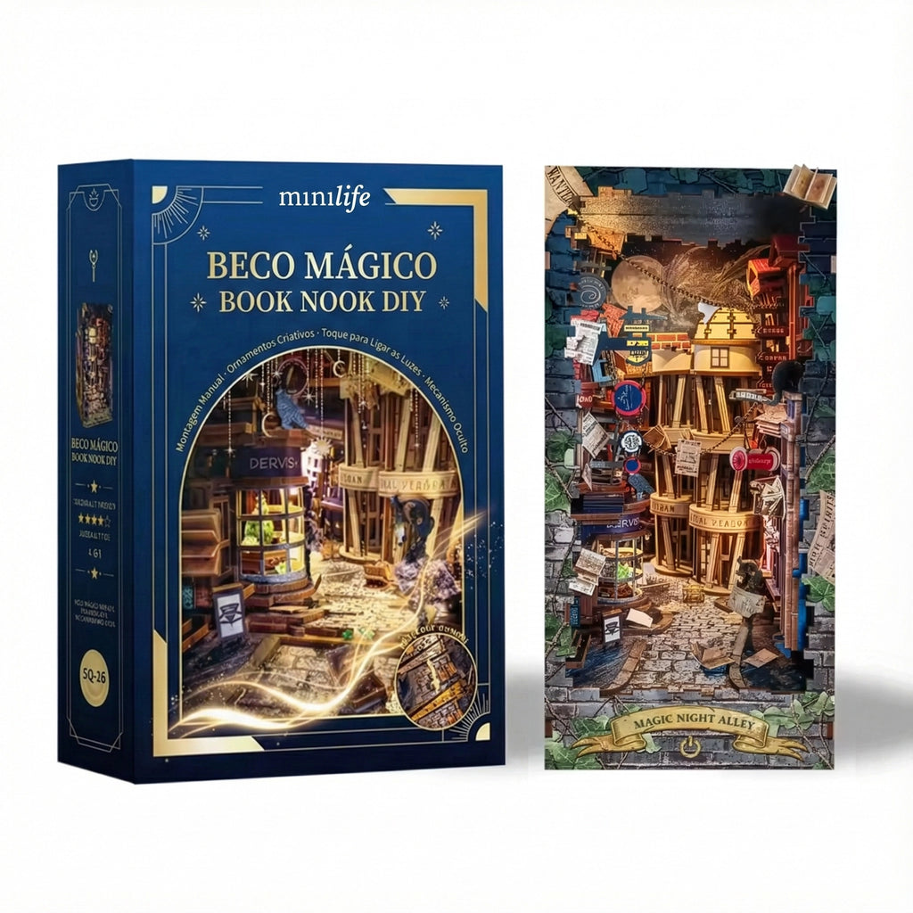 Beco Mágico Book Nook DIY