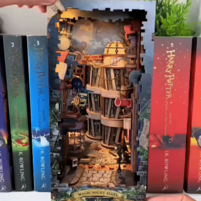 Beco Mágico | Book Nook DIY