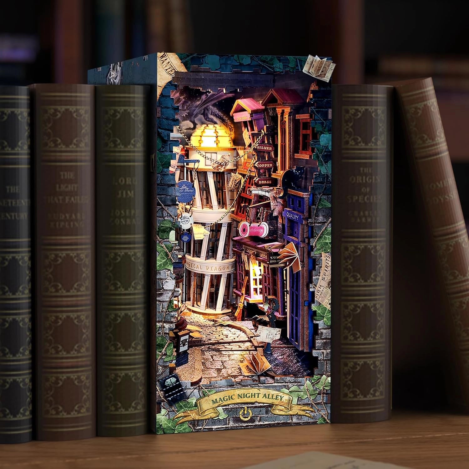 Beco Mágico Book Nook DIY