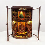 Biblioteca Circular da Sabedoria | Book Nook DIY