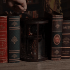 Biblioteca Circular da Sabedoria | Book Nook DIY