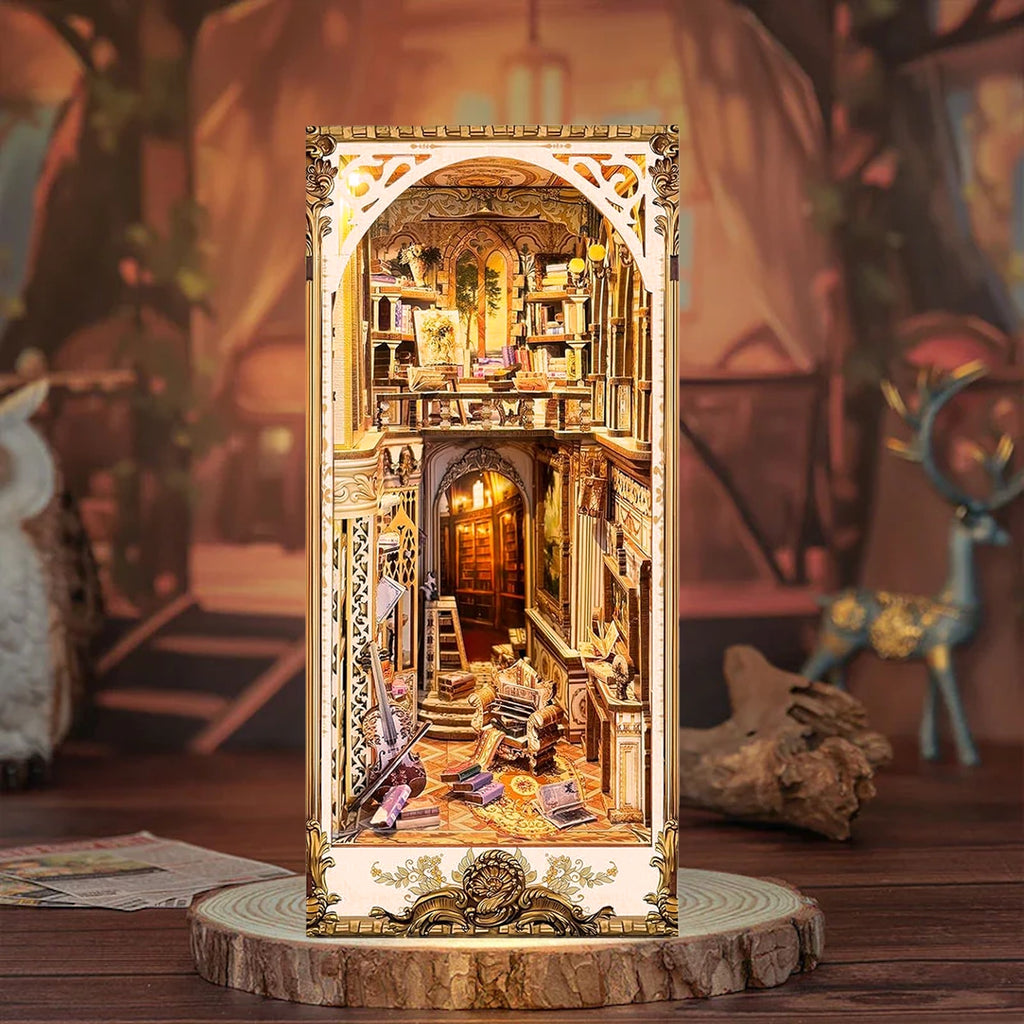 Biblioteca dos Sonhos Barrocos Book Nook DIY
