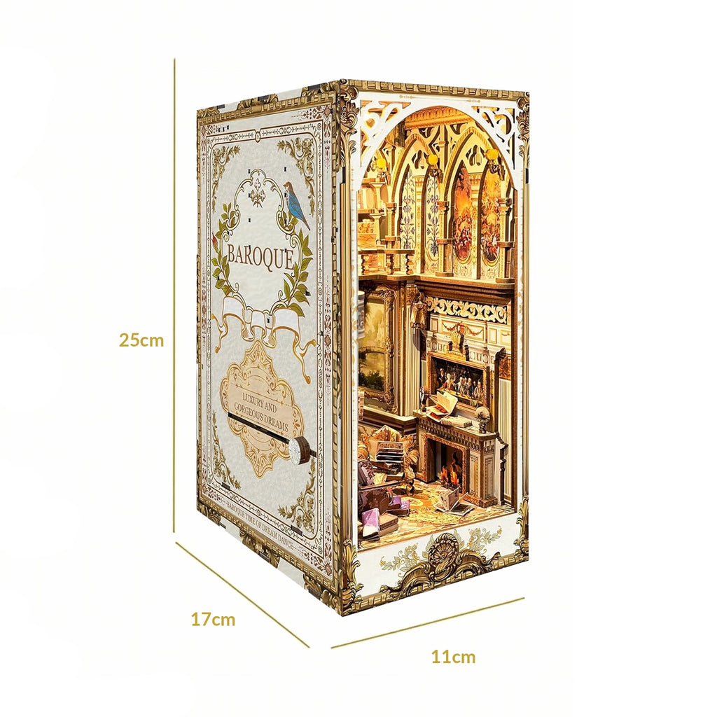 Biblioteca dos Sonhos Barrocos | Book Nook DIY