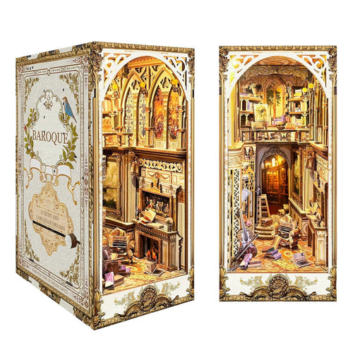 Biblioteca dos Sonhos Barrocos | Book Nook DIY