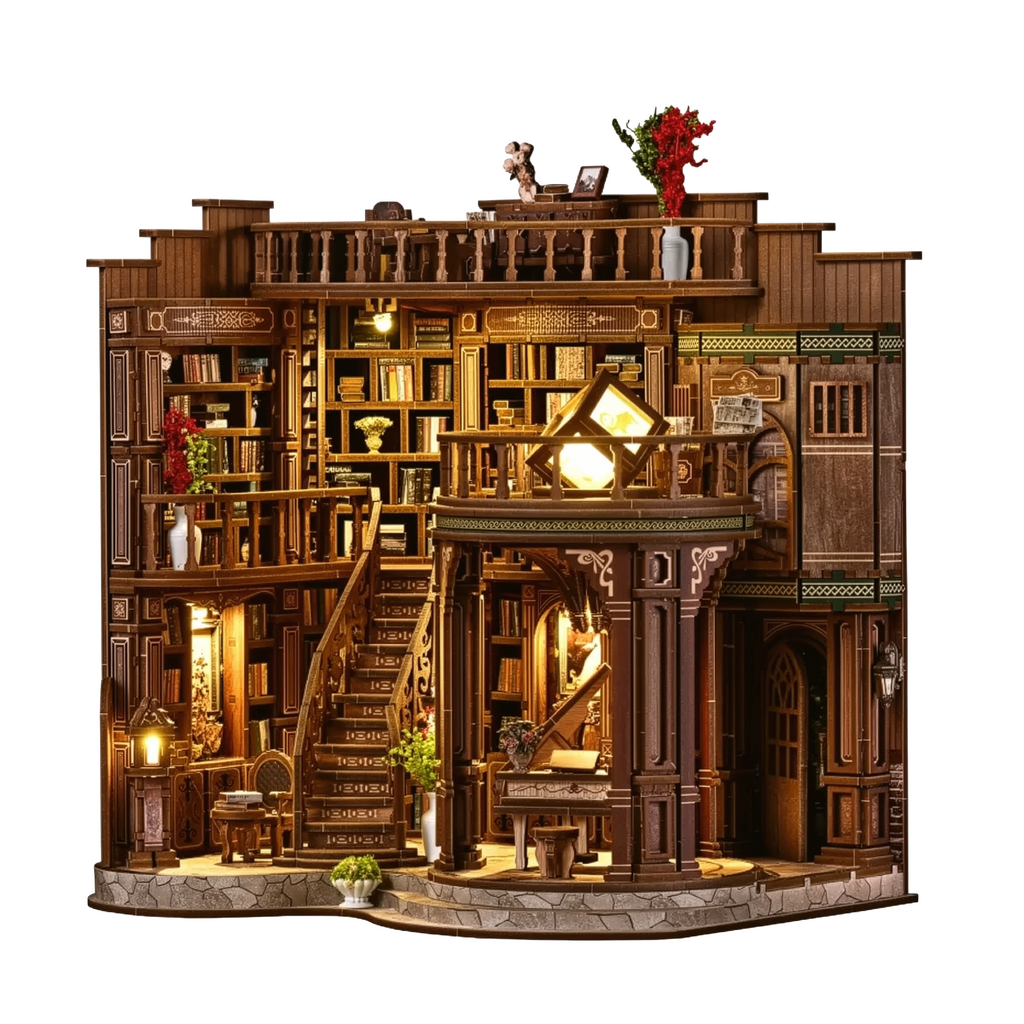 Biblioteca dos Sonhos | Casa Miniatura DIY