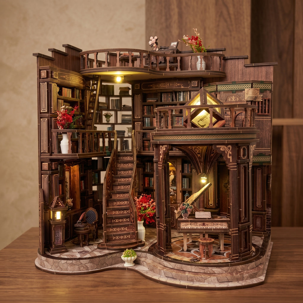 Biblioteca dos Sonhos | Casa Miniatura DIY